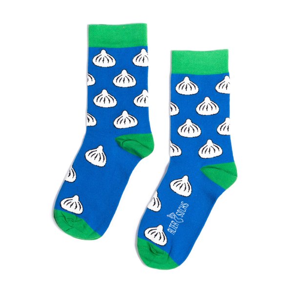 Socken Khinkali Blau